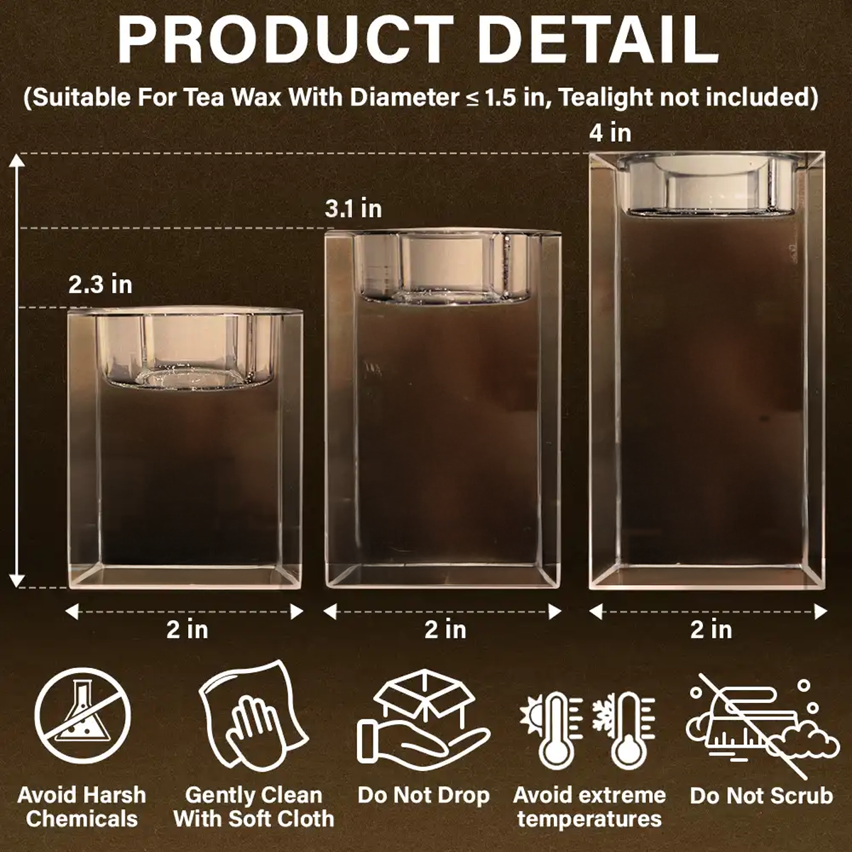 Personalized crystal candle holder: Christmas memorial dog paw print keepsake.