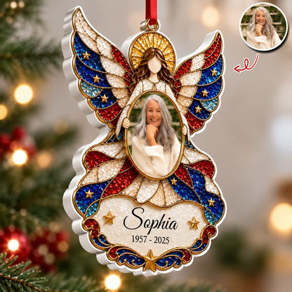 Angle Christmas Merry Christmas - Real 3D Relief Ornament