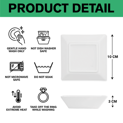 Personalized ring dish with flowers, a thoughtful Mother's Day gift from Jillian Customs.