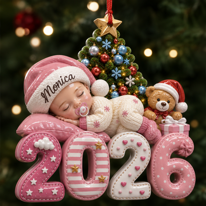 Gender Reveal Gifts For New Moms, New Dads, New Parents - Our Greatest Blessing Ever - Real 3D Relief Ornament 2