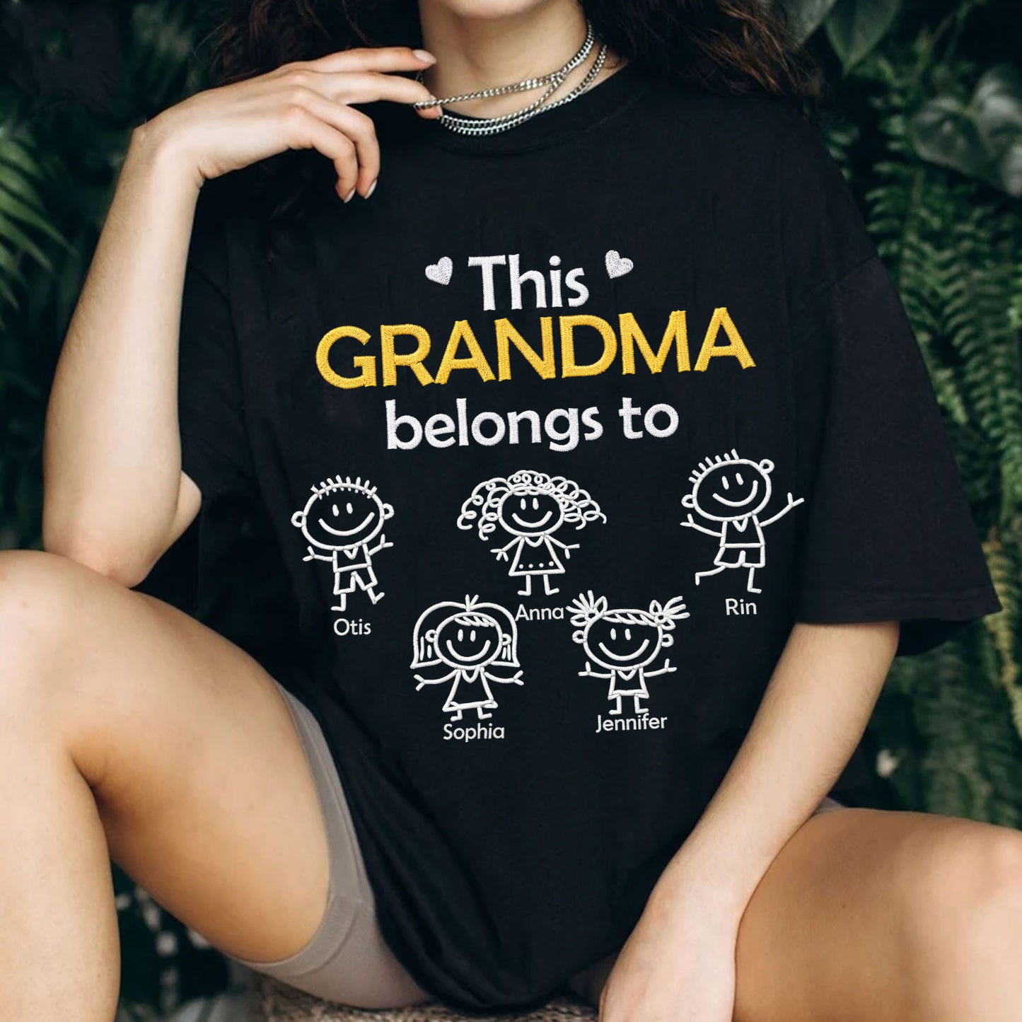 Embroidered flowers crewneck sweatshirt. A cozy and unique floral gift.