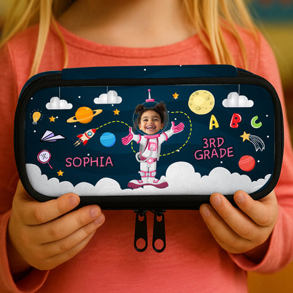 Explore the Universe Personalized Pencil Case, perfect for students and space lovers.