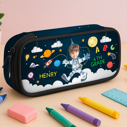 Explore the Universe Personalized Pencil Case, perfect for students and space lovers.