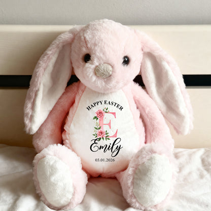 Happy Easter Day First Easter - Personalized Custom Bunny Plush