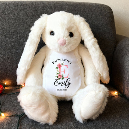 Happy Easter Day First Easter - Personalized Custom Bunny Plush