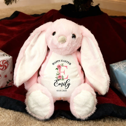 Happy Easter Day First Easter - Personalized Custom Bunny Plush