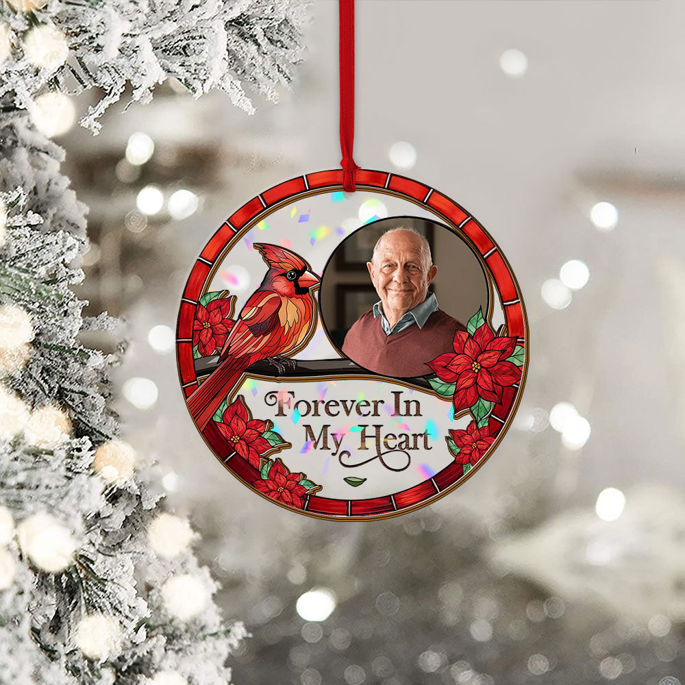 Custom "I AM HERE" Hologram Ornament, personalized shape.