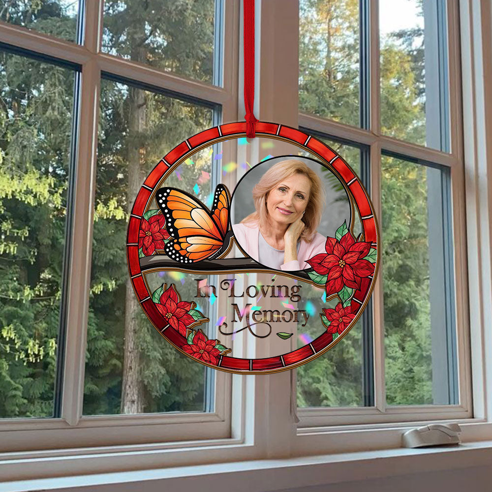 Custom "I AM HERE" Hologram Ornament, personalized shape.