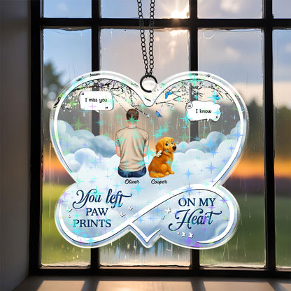 Custom shape hologram ornament with "If Love Could Have Saved You" message, personalized memorial gift.