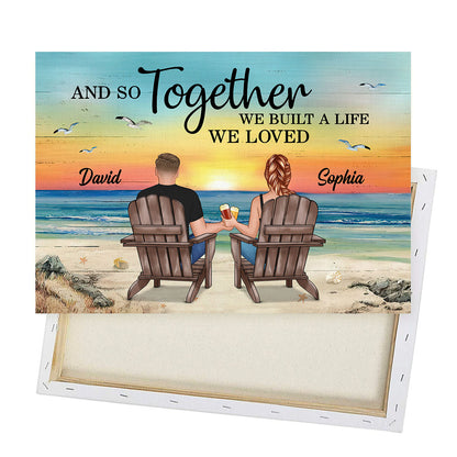 I Love You Me We Got This personalized canvas print, a thoughtful custom family gift.