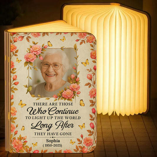 Personalized Book Lamp: A custom-engraved wooden book that lights up, perfect for gifting and home decor.