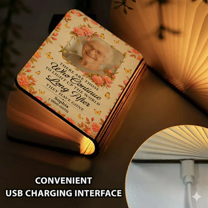 Personalized Book Lamp: A custom-engraved wooden book that lights up, perfect for gifting and home decor.