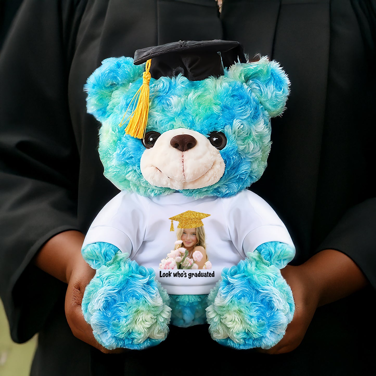 Look Who Graduation Teddy Bear Plush - Graduate Bear With Cap, 2025 Graduation Gift