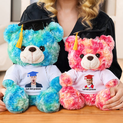 Look Who Graduation Teddy Bear Plush - Graduate Bear With Cap, 2025 Graduation Gift