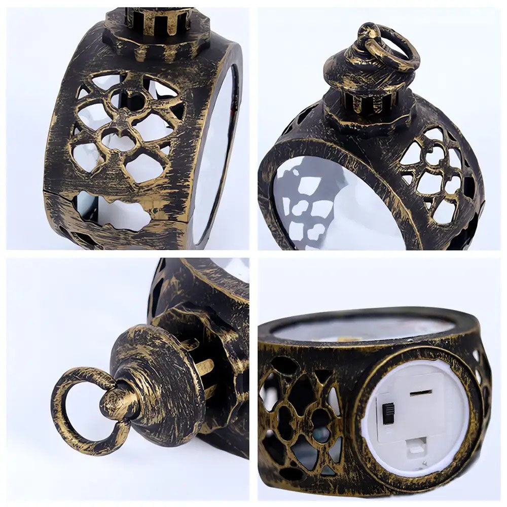 Memorial candlelight lantern ornament: "Your Light Will Always Shine In My Heart"