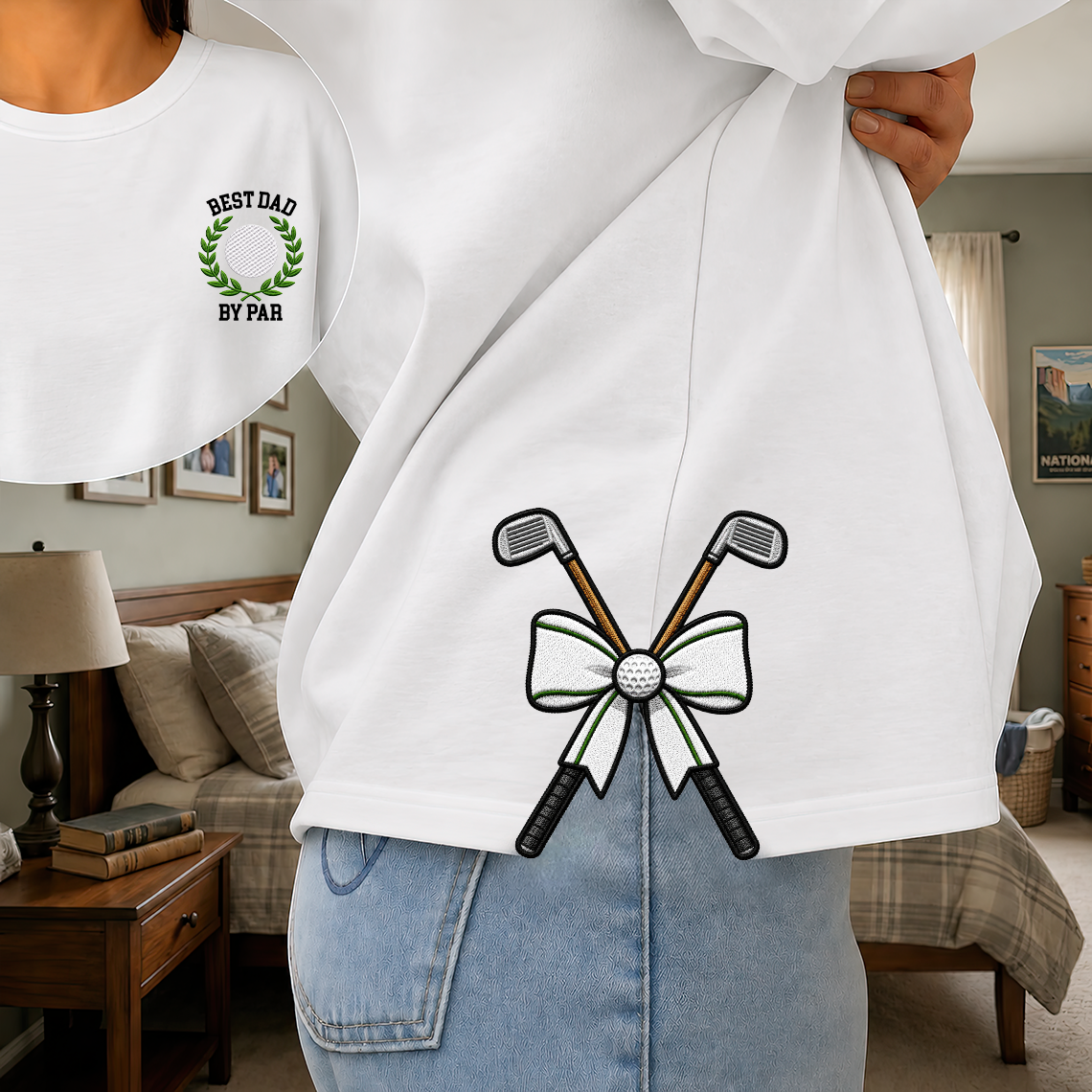 Cette maman appartient à - T-shirt unisexe personnalisé 