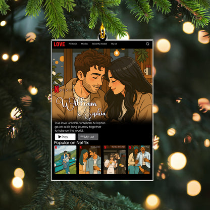 Couple Frame - Personalized Acrylic Ornament