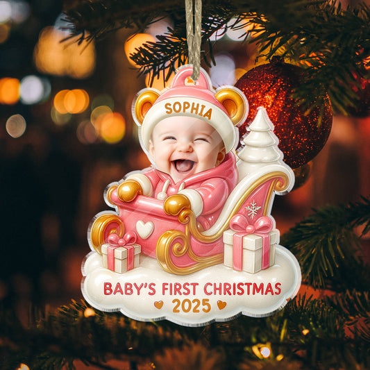 Baby's First Christmas - Personalized Acrylic Ornament