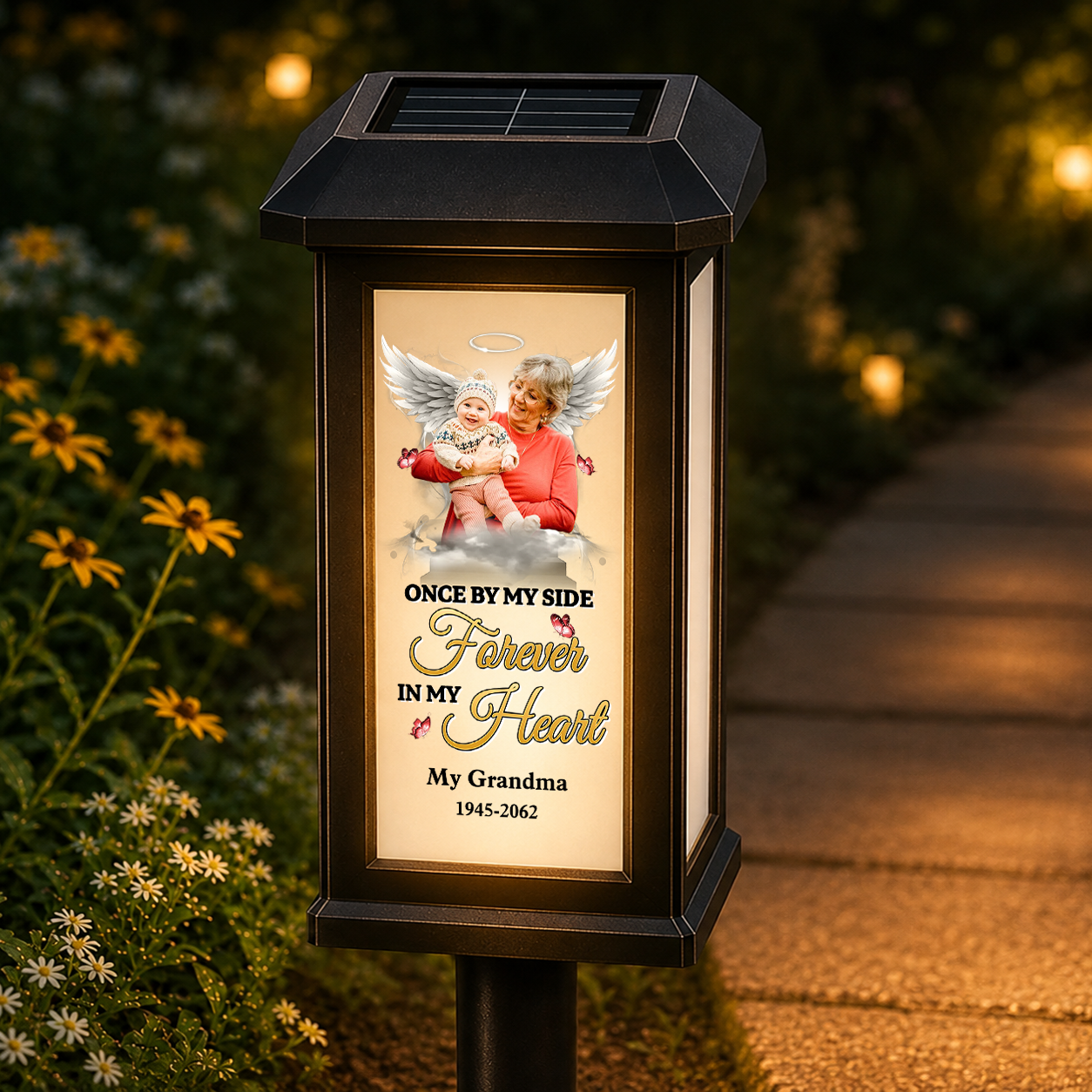 Always Loved Never Forgotten - Personalized Solar Garden Light