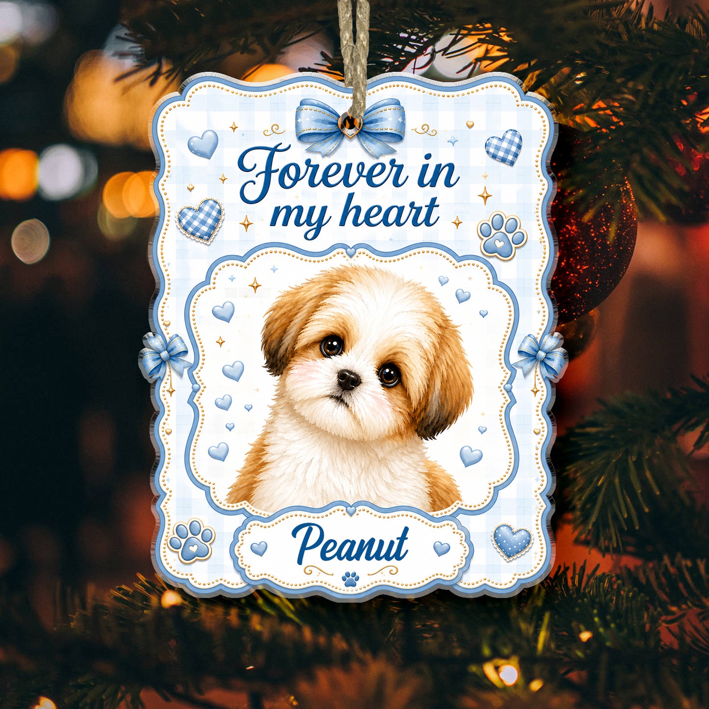 My Favorite Hello And Hardest Goodbye - Personalized Acrylic Ornament