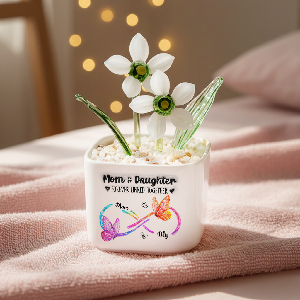 Always Love You - Personalized Custom Glass Everlasting Flowers