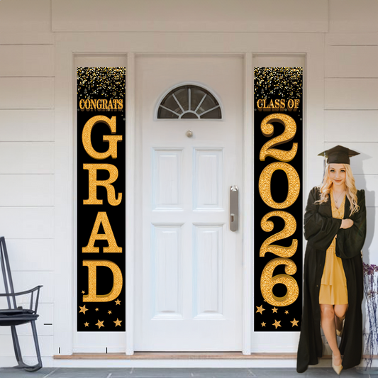 Graduation Front Door Banner Class Of 2026