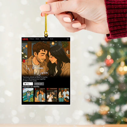 Couple Frame - Personalized Acrylic Ornament