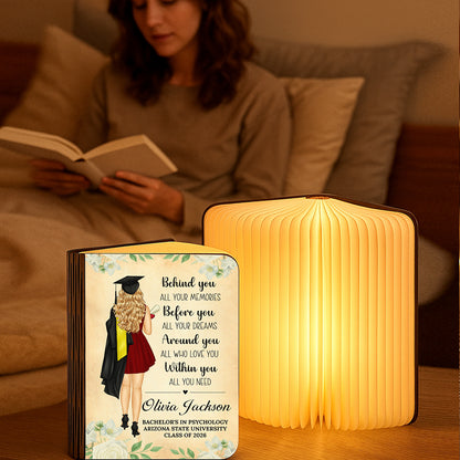 Librairie Reading Girl - Lampe livre personnalisée - Amoureux des livres