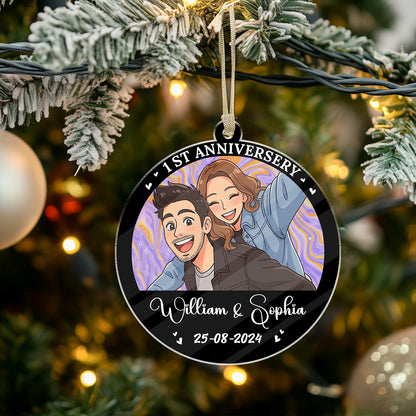 Our Christmas Together Christmas Times - Personalized Acrylic Ornament