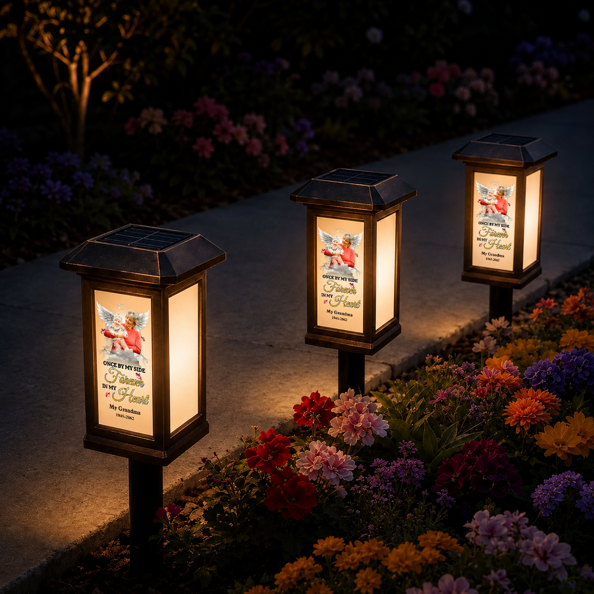 Always Loved Never Forgotten - Personalized Solar Garden Light