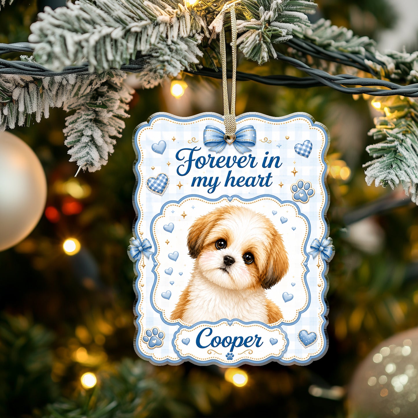 My Favorite Hello And Hardest Goodbye - Personalized Acrylic Ornament