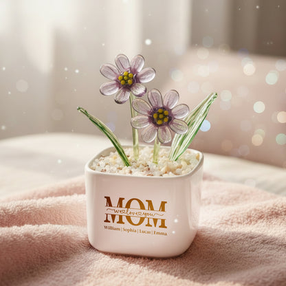 Always Love You - Personalized Custom Glass Everlasting Flowers