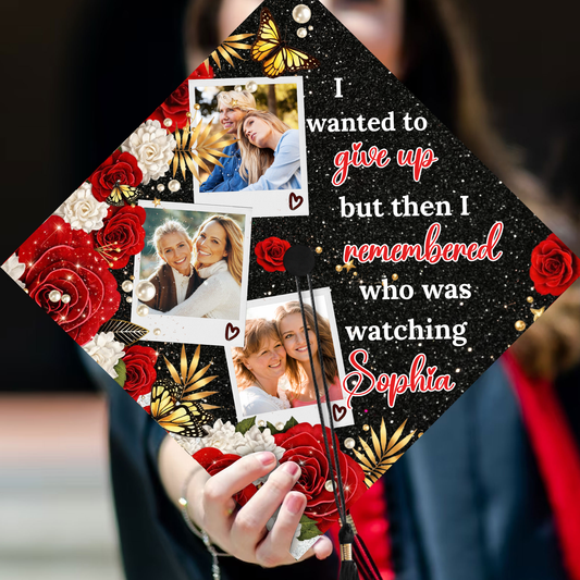 Custom Proud Mom and Dad Graduation Cap Class Of 2026 - Personalized Printed Graduation Cap Topper