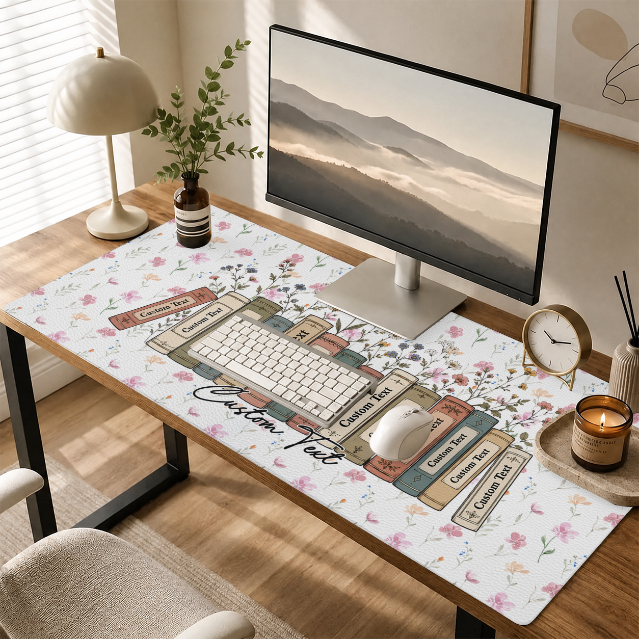 Back To School Teacher Gift - Personalized Leather Desk Mat