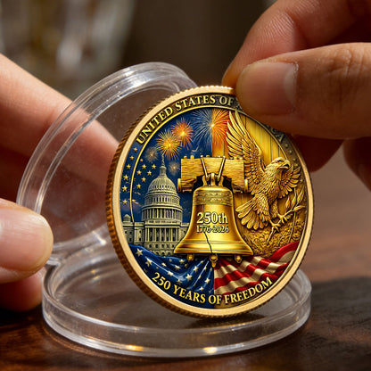 1776-2026 - 250th Anniversary U.S.A. Commemorative Challenge Coin