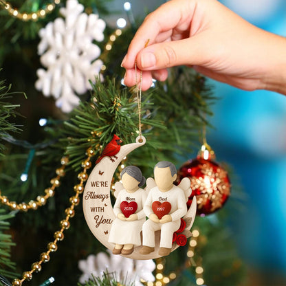 We're Always With You - Personalized Acrylic Ornament