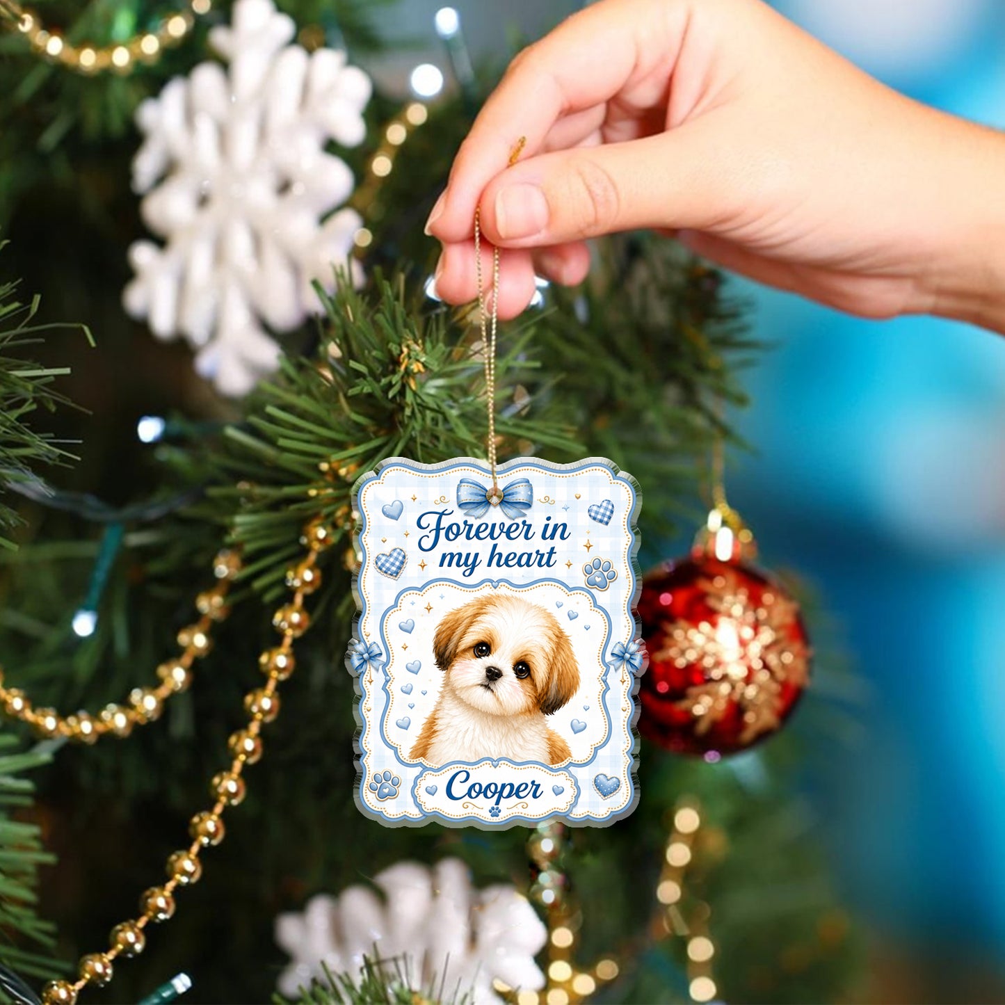 My Favorite Hello And Hardest Goodbye - Personalized Acrylic Ornament