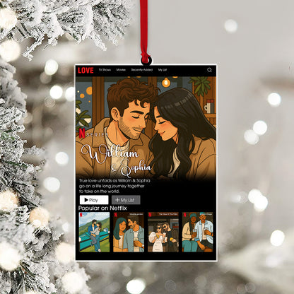 Couple Frame - Personalized Acrylic Ornament