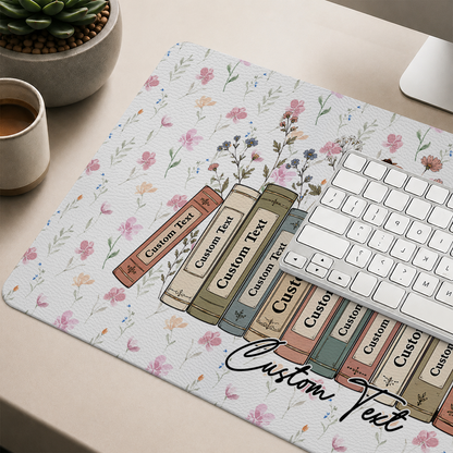 Back To School Teacher Gift - Personalized Leather Desk Mat