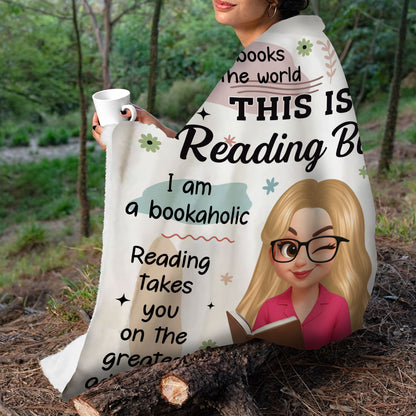 My Reading Book Blanket - Personalized Custom Blanket