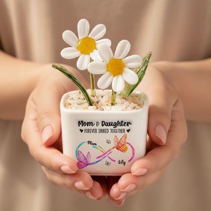 Always Love You - Personalized Custom Glass Everlasting Flowers