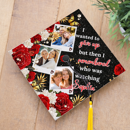 Custom Proud Mom and Dad Graduation Cap Class Of 2026 - Personalized Printed Graduation Cap Topper