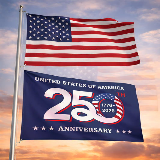 America 250 Birthday American Flag