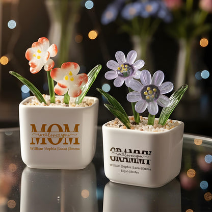 Always Love You - Personalized Custom Glass Everlasting Flowers