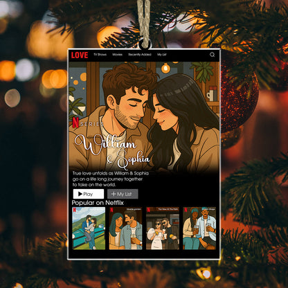 Couple Frame - Personalized Acrylic Ornament