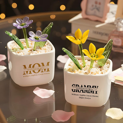 Always Love You - Personalized Custom Glass Everlasting Flowers