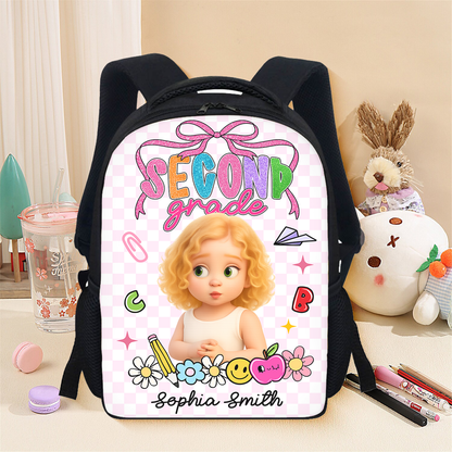 Personalized kids backpack with name, perfect birthday gift, school bag for toddlers.