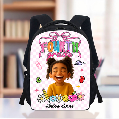 Personalized kids backpack with name, perfect birthday gift, school bag for toddlers.