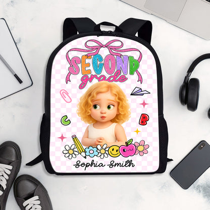 Personalized kids backpack with name, perfect birthday gift, school bag for toddlers.