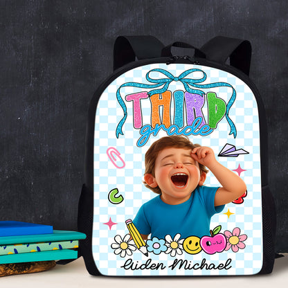 Personalized kids backpack with name, perfect birthday gift, school bag for toddlers.